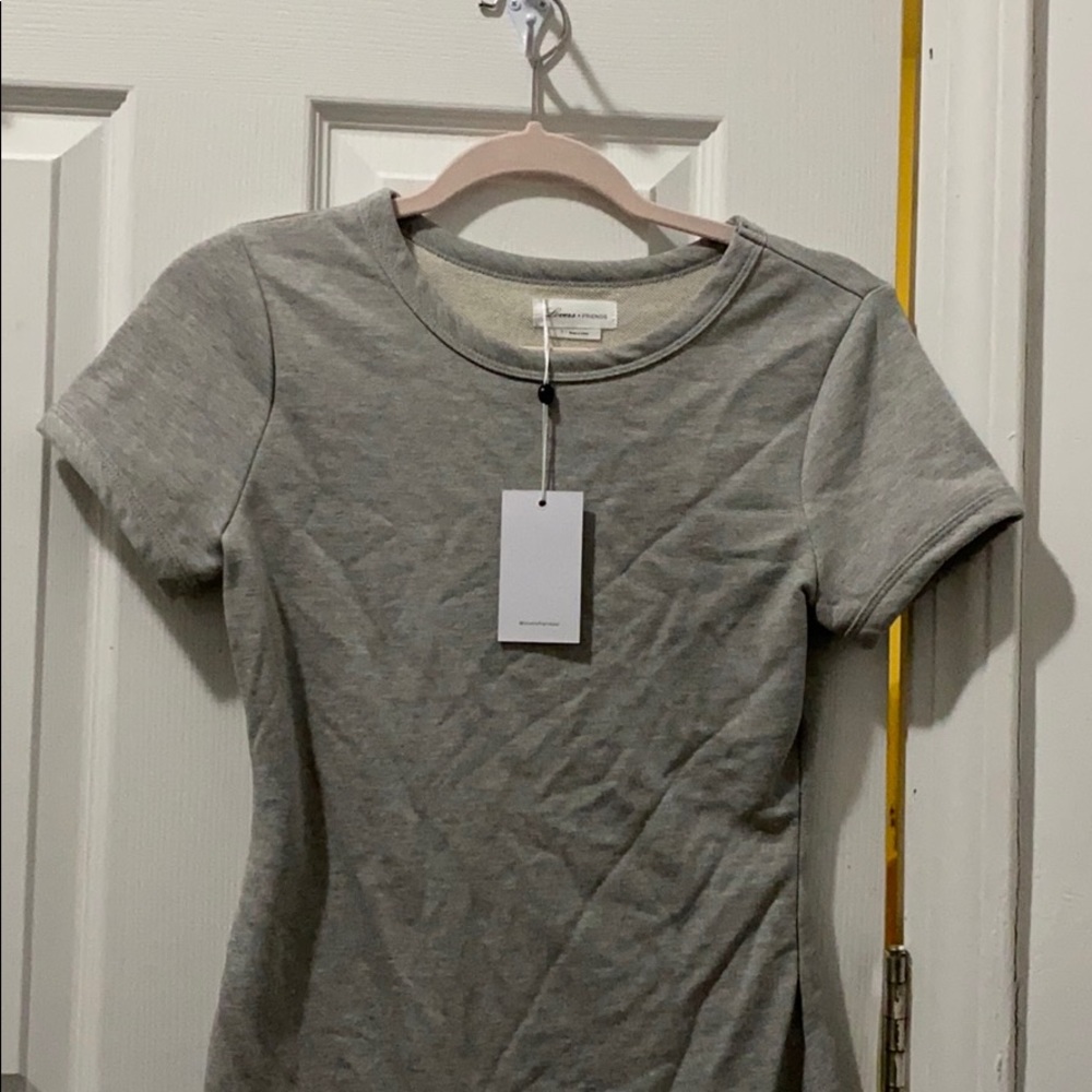 Gray t shirt dress